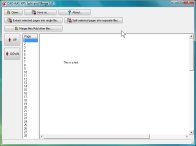 A screenshot of the program XPS Split and Merge 1.0